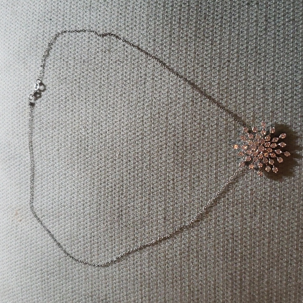 Silver & Diamond Necklace